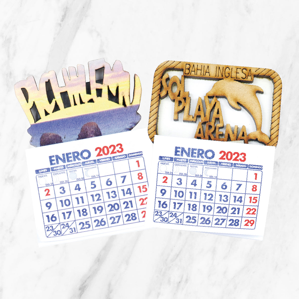 Calendario imán personalizado